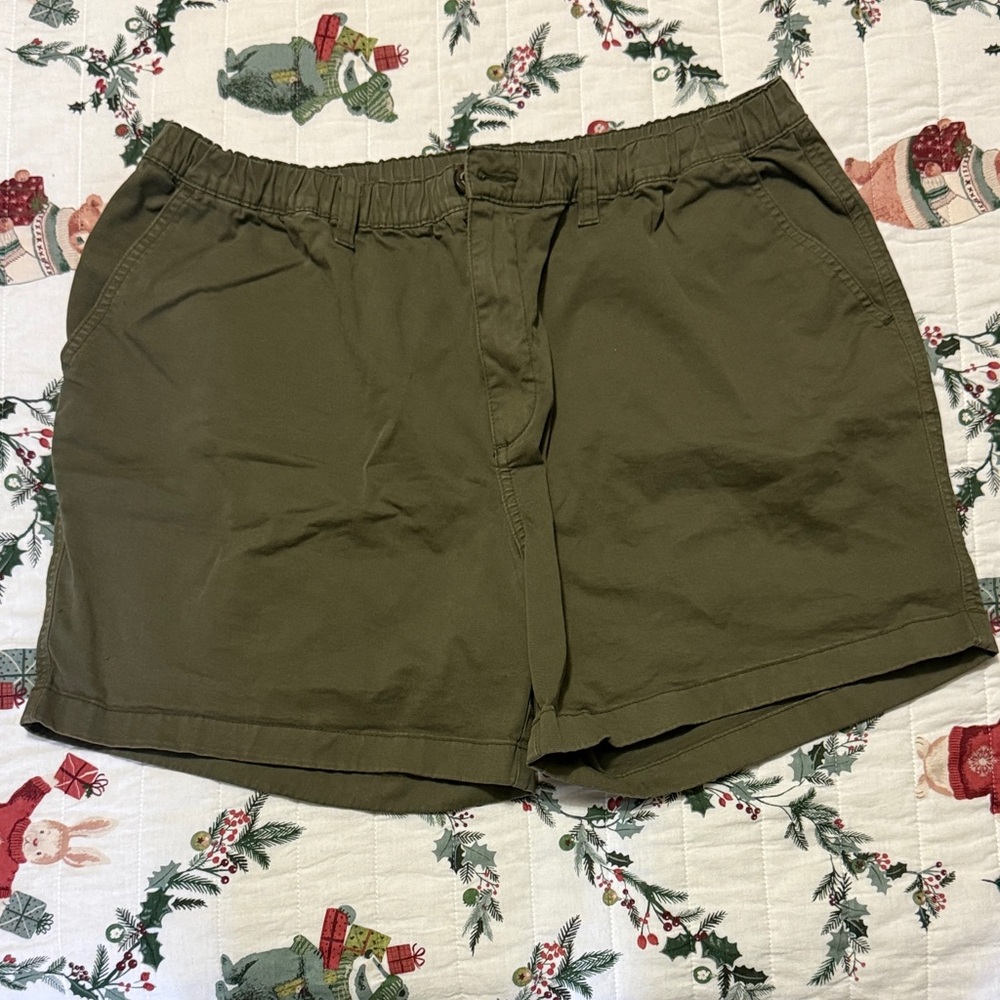 Olive Green Chubbies Shorts